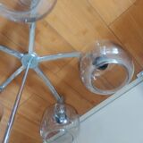 Pendant lamp, the vintage ustre 70's delmas