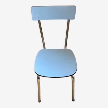 Blue formica chair