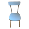 Blue formica chair