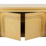 Enfilade à 4 portes en bois de bouleau. Années 1970.