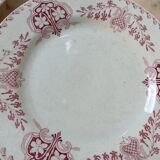 Flat plates Lunéville model Sébastopol With Lions of Faience