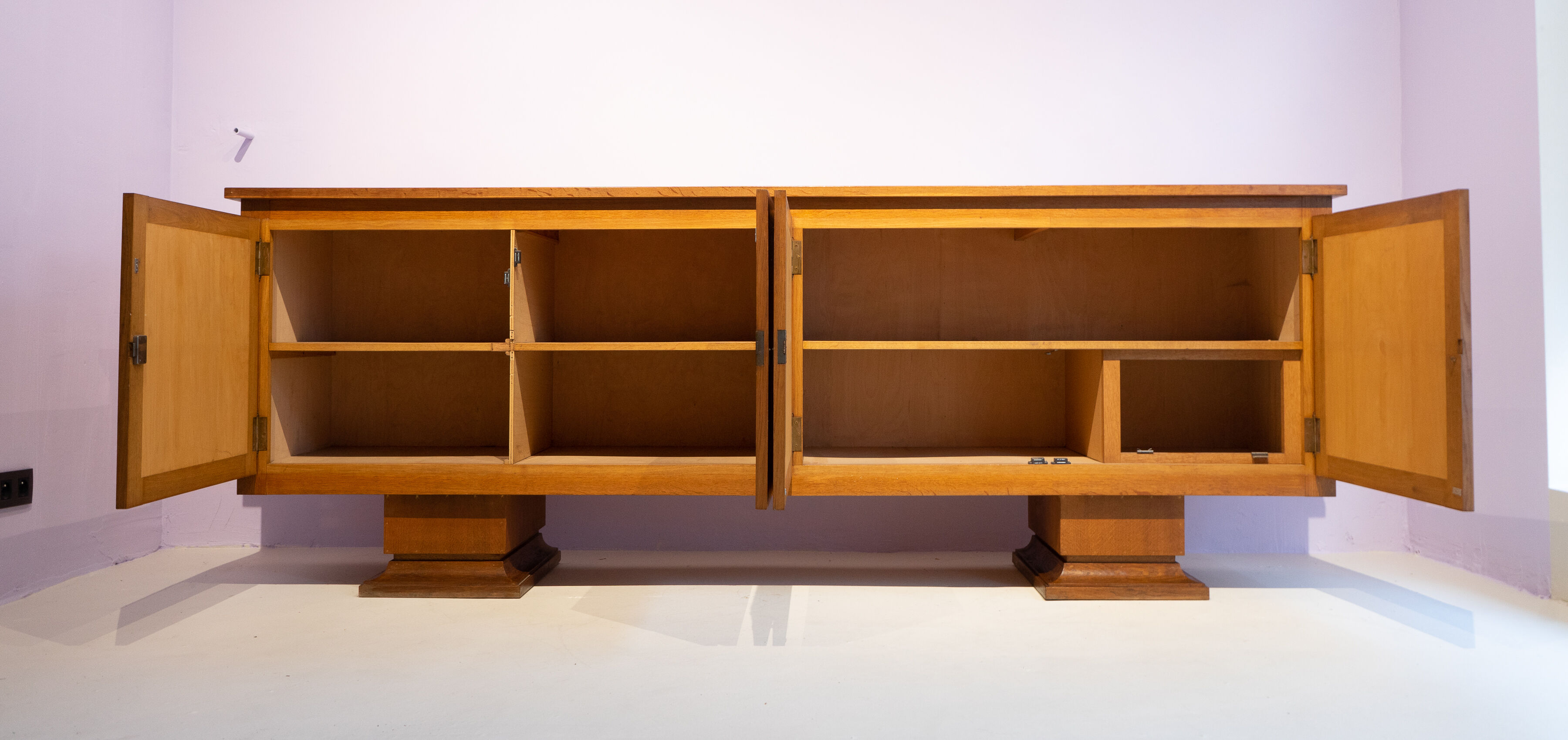 Buffet chêne belge art déco