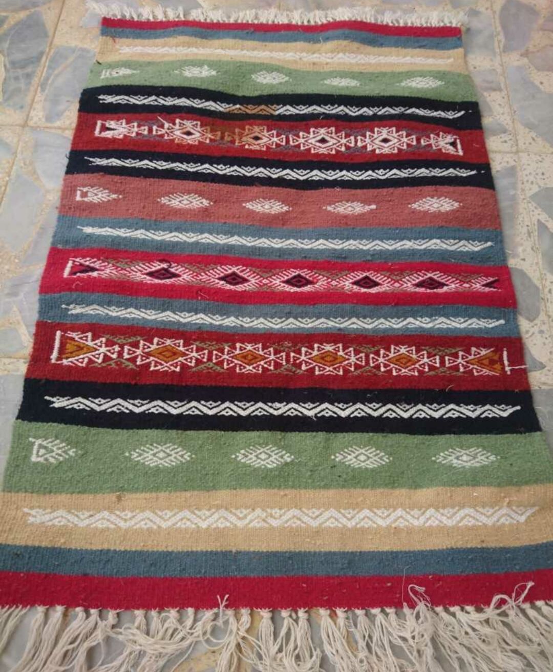 Bedside Berber Kilim 65x95cm