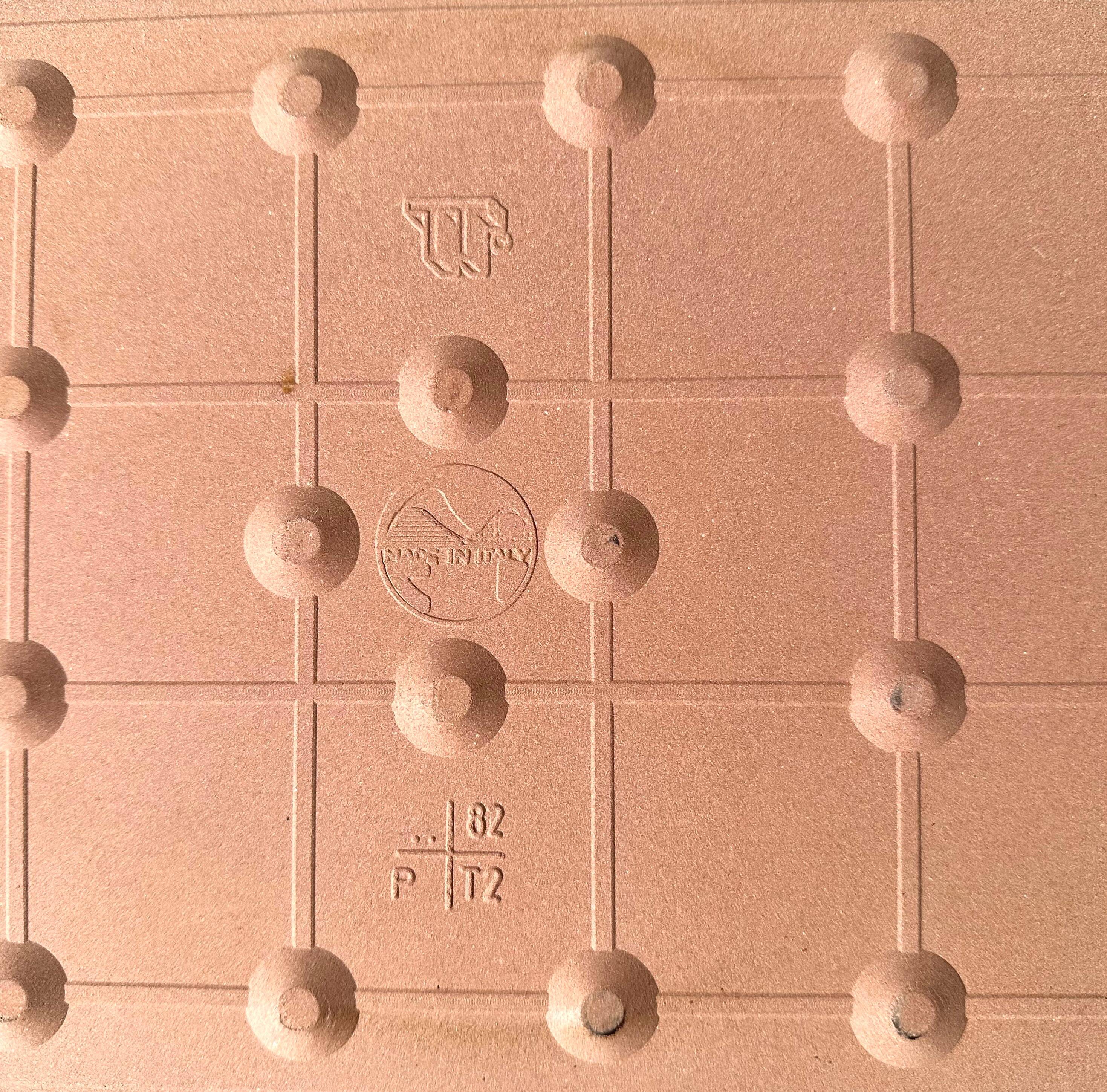 Mid-century wall art, Fat Lava wall plate by Bay Keramik