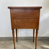 Directory bedside table in cherry wood circa 1800