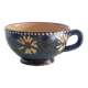 Antique Alsatian pottery cup