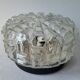 Cast glass ceiling lamp