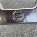 Set of 4 orange DSC 106 chairs Giancarlo Piretti for Castelli