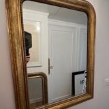 Miroir ancien Louis-Philippe en bois dorée