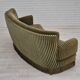 1960s, Danish 3-seater "Banan" sofa, original green velour.