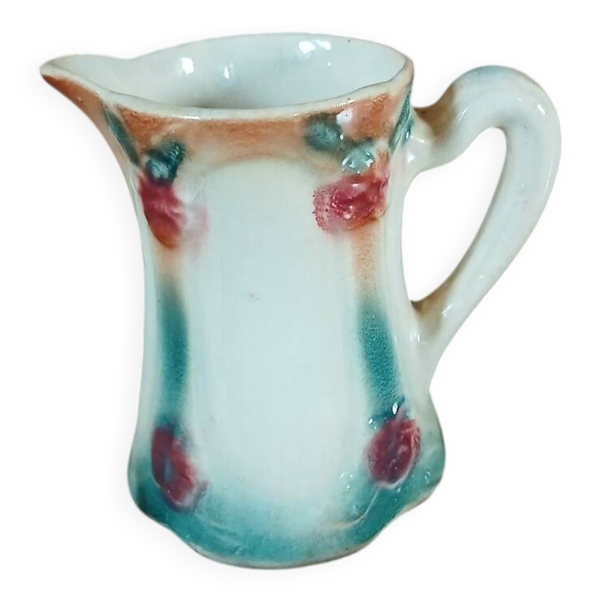 Antique slipware milk jug