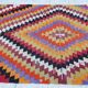 Vintage Turkish hallway rug 126x327 cm