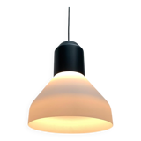 Minimalist bell-shaped pendant lamp in metal and glass, Italian by Sebastian Herkner for Classicon.