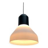 Minimalist bell-shaped pendant lamp in metal and glass, Italian by Sebastian Herkner for Classicon.