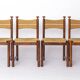 Lot de 4 chaises vintage ASKO Odessa, chaises de salle à manger finlandaises du milieu du siècle des années 1970
