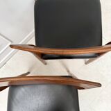 Set of 5 Danish teak chairs