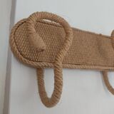 Rope coat rack
