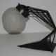 Lampe  fer forgé art déco