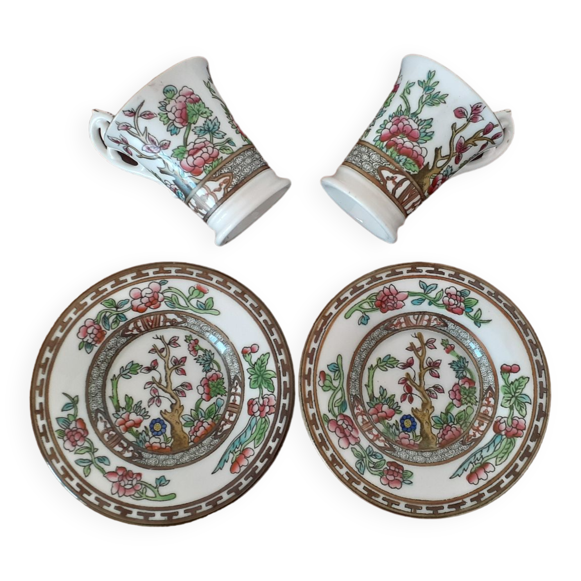 English coalport cups, circa 1750