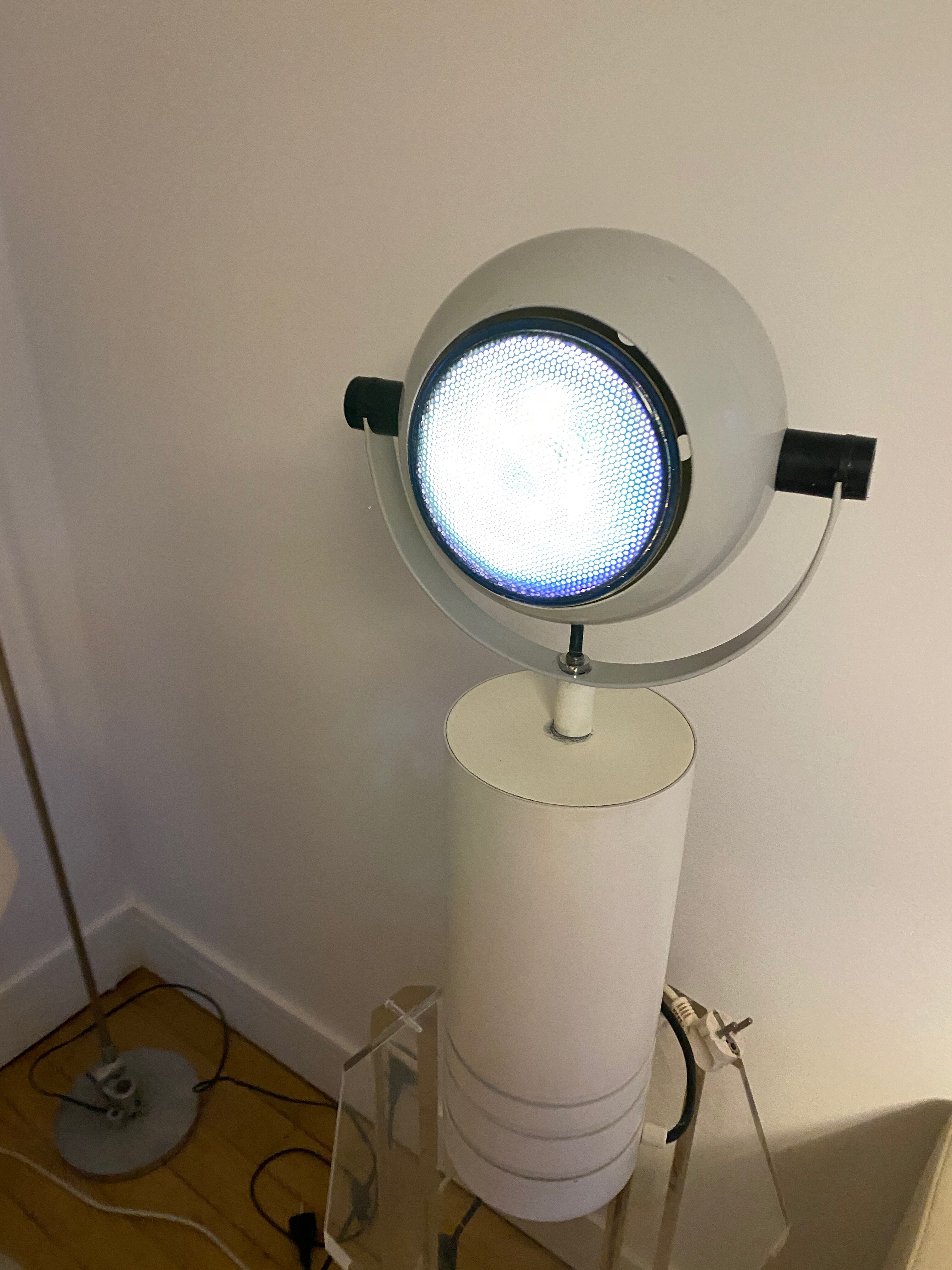 Lampe eyeball, design italien des années 70