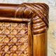Vintage mirror, bamboo, caning and rattan, circa 1960s