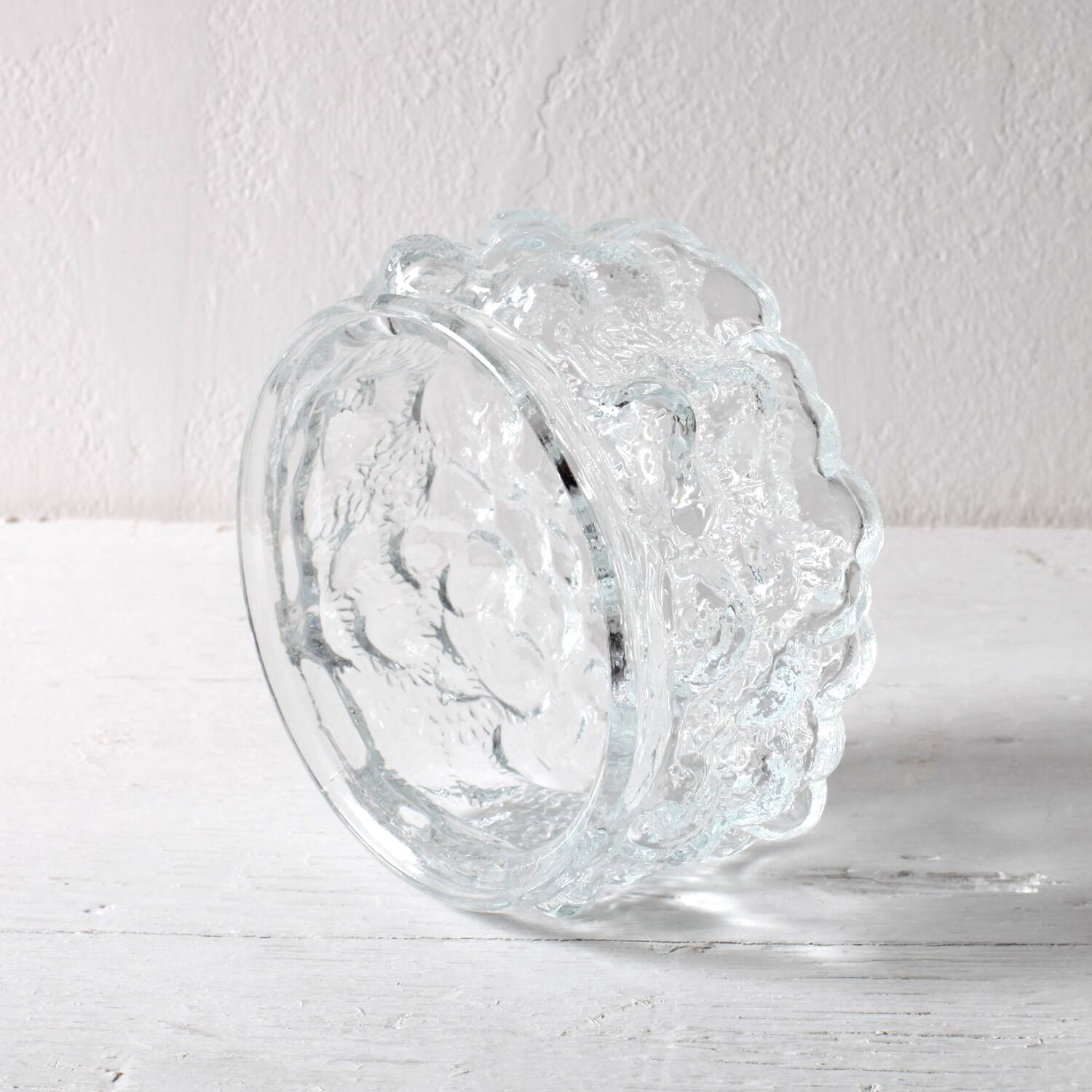 Vintage Pressed Glass Bowl / Vladislav Urban Design / Czech Republic / 1968