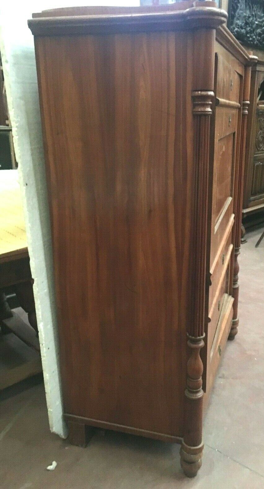 Secretary in wrong eye wardrobe cherrywood sideboard in Empire style
