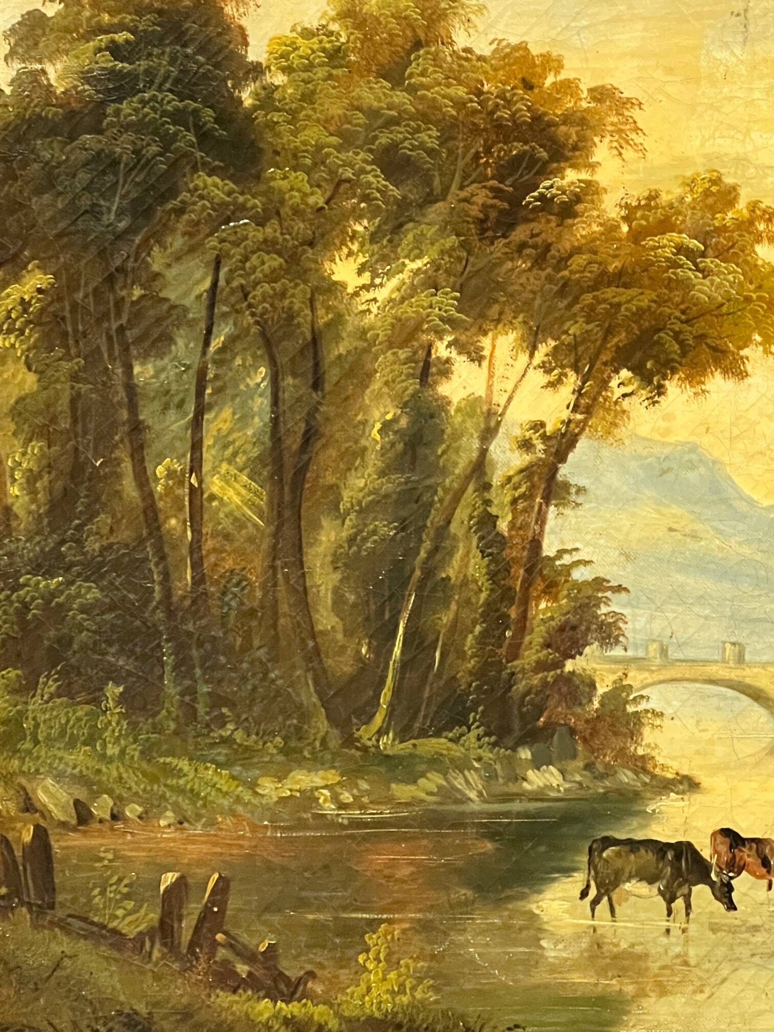 Ancient Italian landscape.