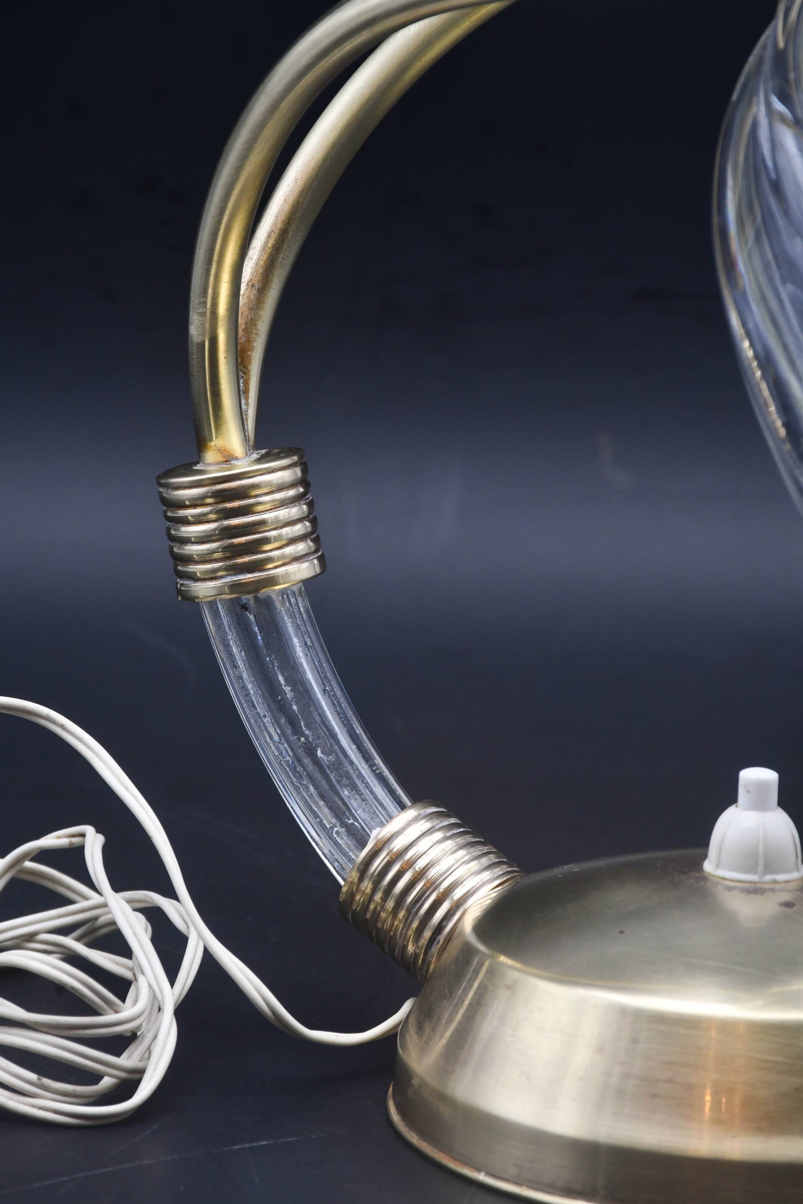 Art Decò Murano Glass Barovier e Toso Table Lamp, 1940