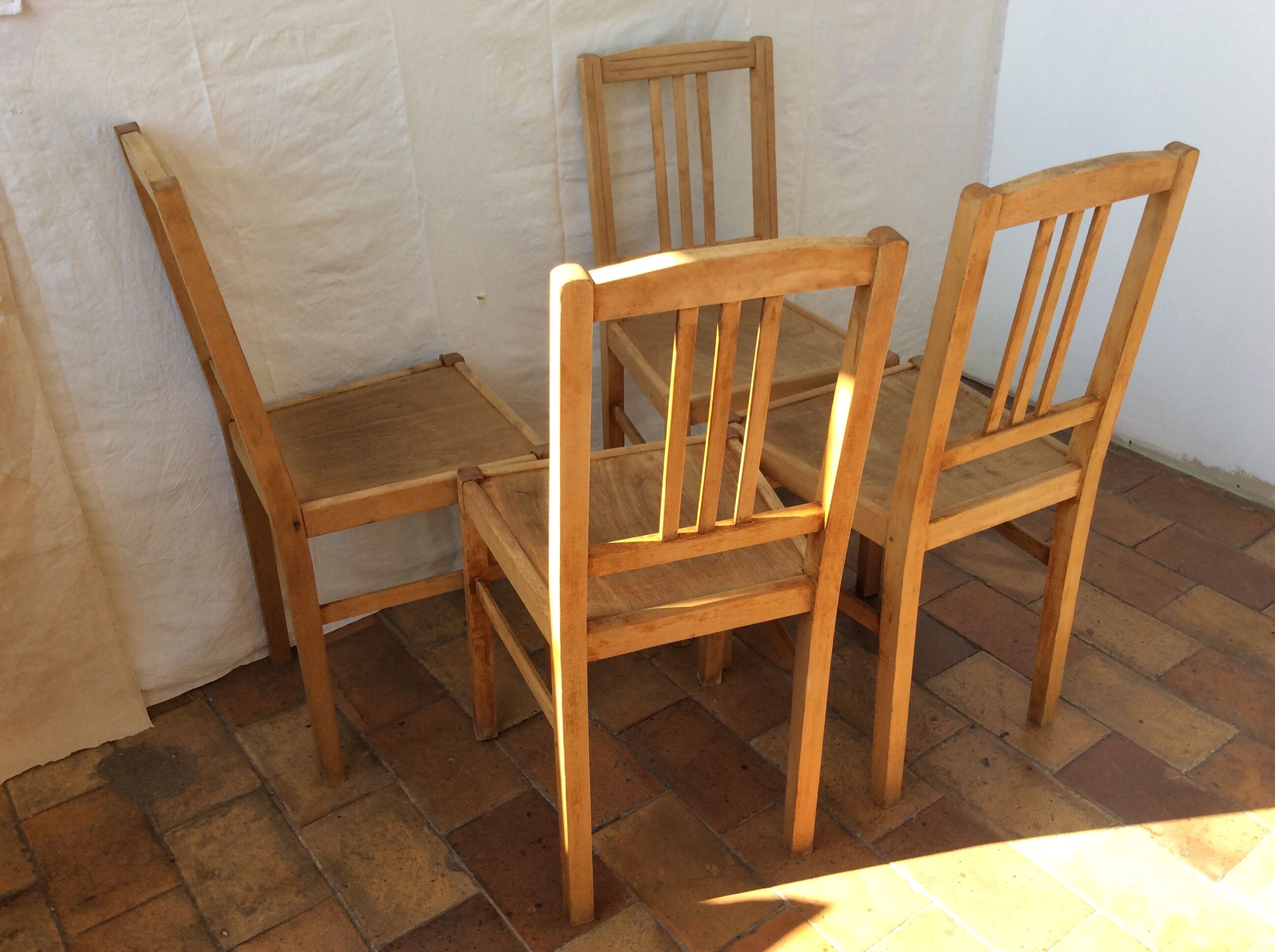 4 vintage chairs