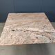 Vintage square granite dining table, 1970s