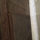Louis Philippe mirror in wood and golden stucco 103x103cm
