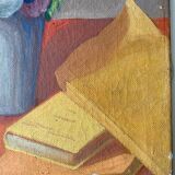 Still life with flowers and fruit