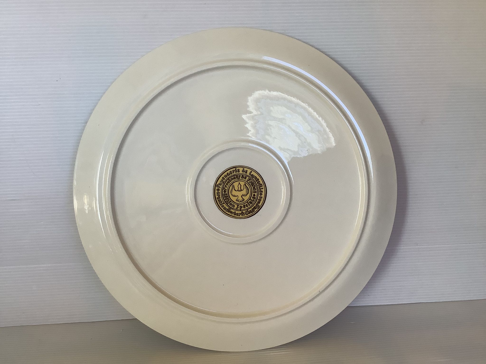 Ancient dish from Lunéville, provinces of Touraine, Orléanais, Anjou.
