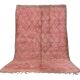 Pink Vintage Moroccan Rug 204 x 340 cm - Berber Wool Rug - Handmade Rug Boh