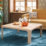 Artemide Giano coffee table 70x70 cm – ABS Space Age – Italian design 1970s