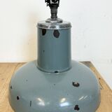 Industrial Grey Enamel Pendant Lamp from Siemens, 1930s