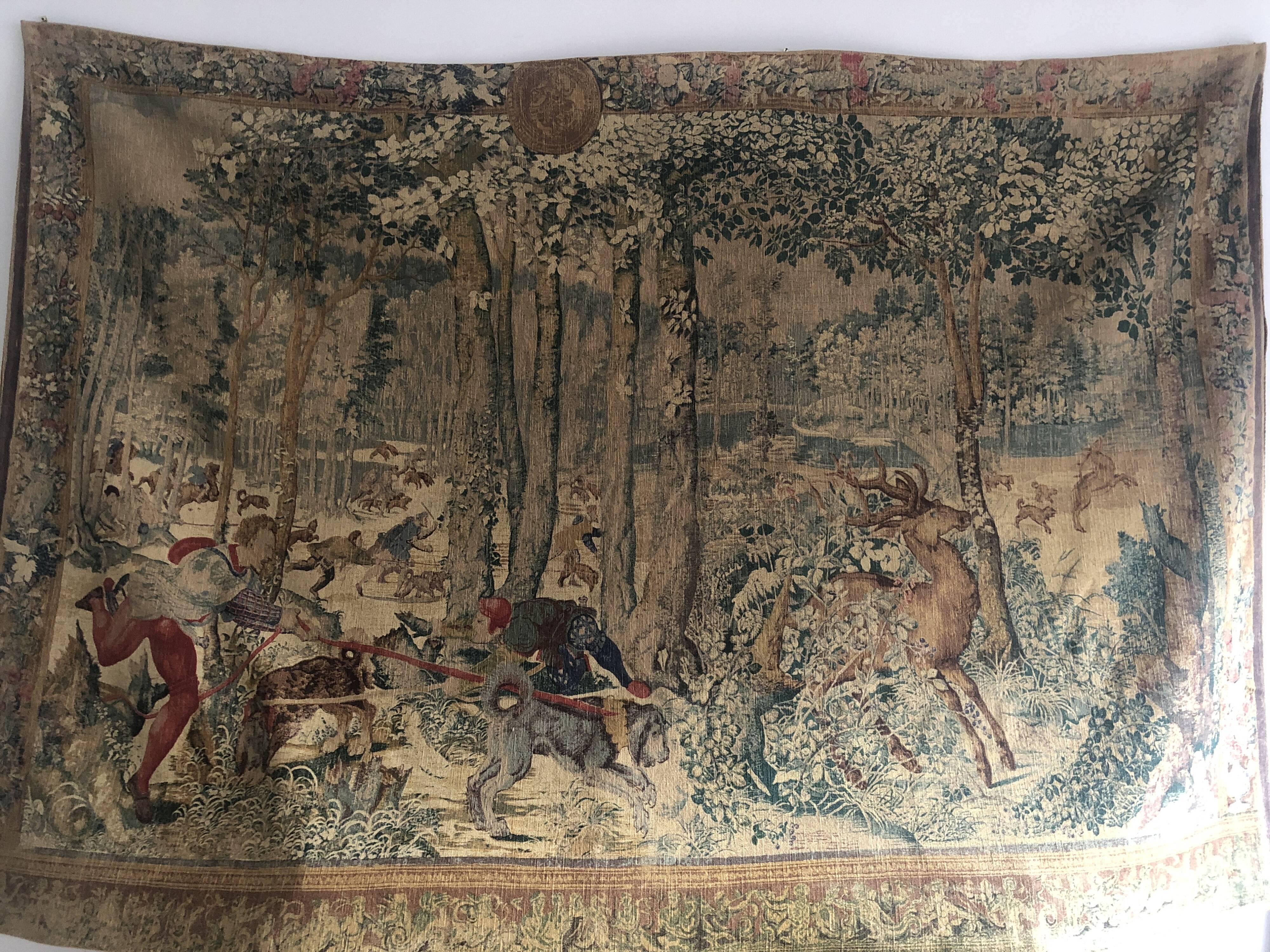 Wall tapestry from the early 16th century.