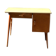 Bureau en bois plateau formica des années 60