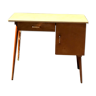 Bureau en bois plateau formica des années 60