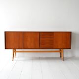 Vintage Scandinavian Teak Sideboard with Drawers