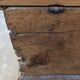 Rustic solid oak storage chest