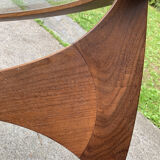 Astro oval coffee table-Victor Wilkins-1960