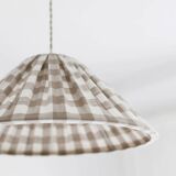 Malala "beige" large tile conical pendant light