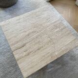 Travertine coffee table