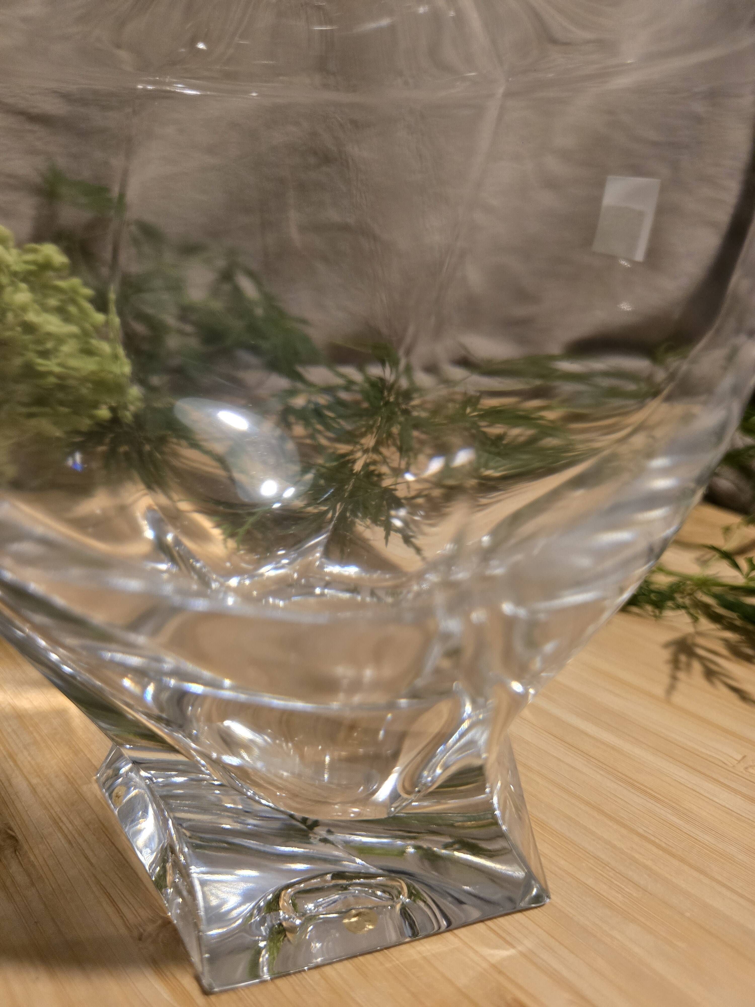 Sèvres crystal – antique whisky decanter – cut crystal with label