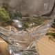 Sèvres crystal – antique whisky decanter – cut crystal with label