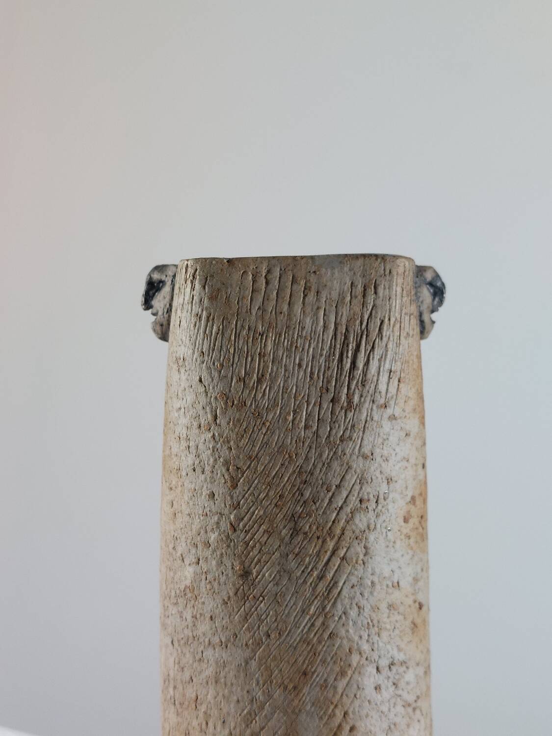 Vintage mid-century handmade ceramic vase