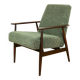 Armchair 'Lis', 1970s green boucle design by Henryk Lis - 2 pieces available