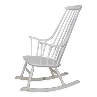 Rocking chair scandinave de Lena Larsson 1960